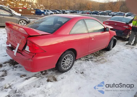 2005 Honda Civic Ex z USA, uszkodzony, nr VIN 1HGEM22945L002889